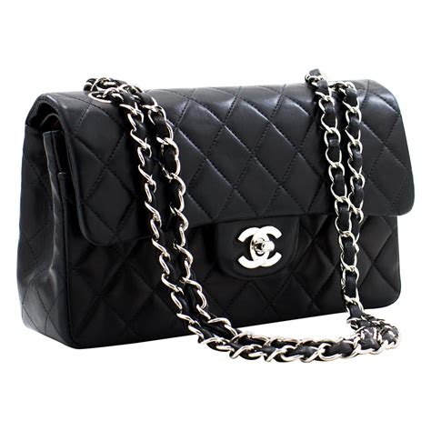 black chanel shoulder bag|chanel shoulder bag ioffer.